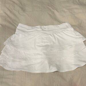 Athleta Girl White Tennis Skirt